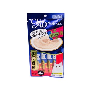 CIAO ชูหรุ - ครีมแมวเลีย ทูน่าเนื้อขาวและหอยเซลล์ 14กรัมx4_19042019_153959.jpg